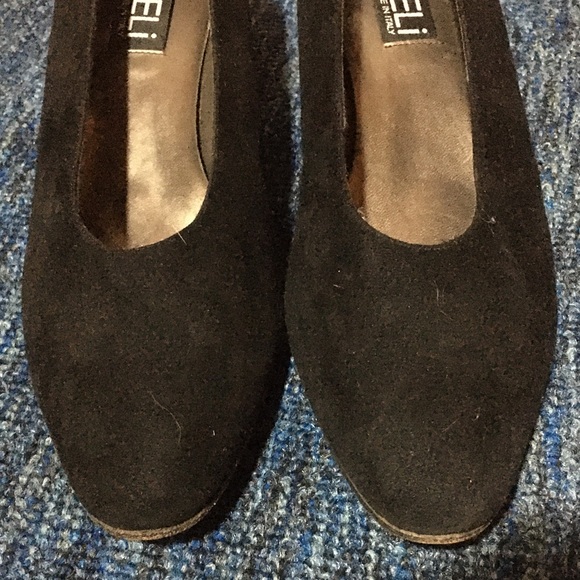 EUC Vintage Vaneli Made in Italy Madelon Suede Kitten Heel Pumps - Picture 3 of 7